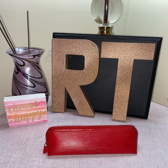 Louis Vuitton Epi Pencil Cosmetics Pouch - Picture 1 of 8